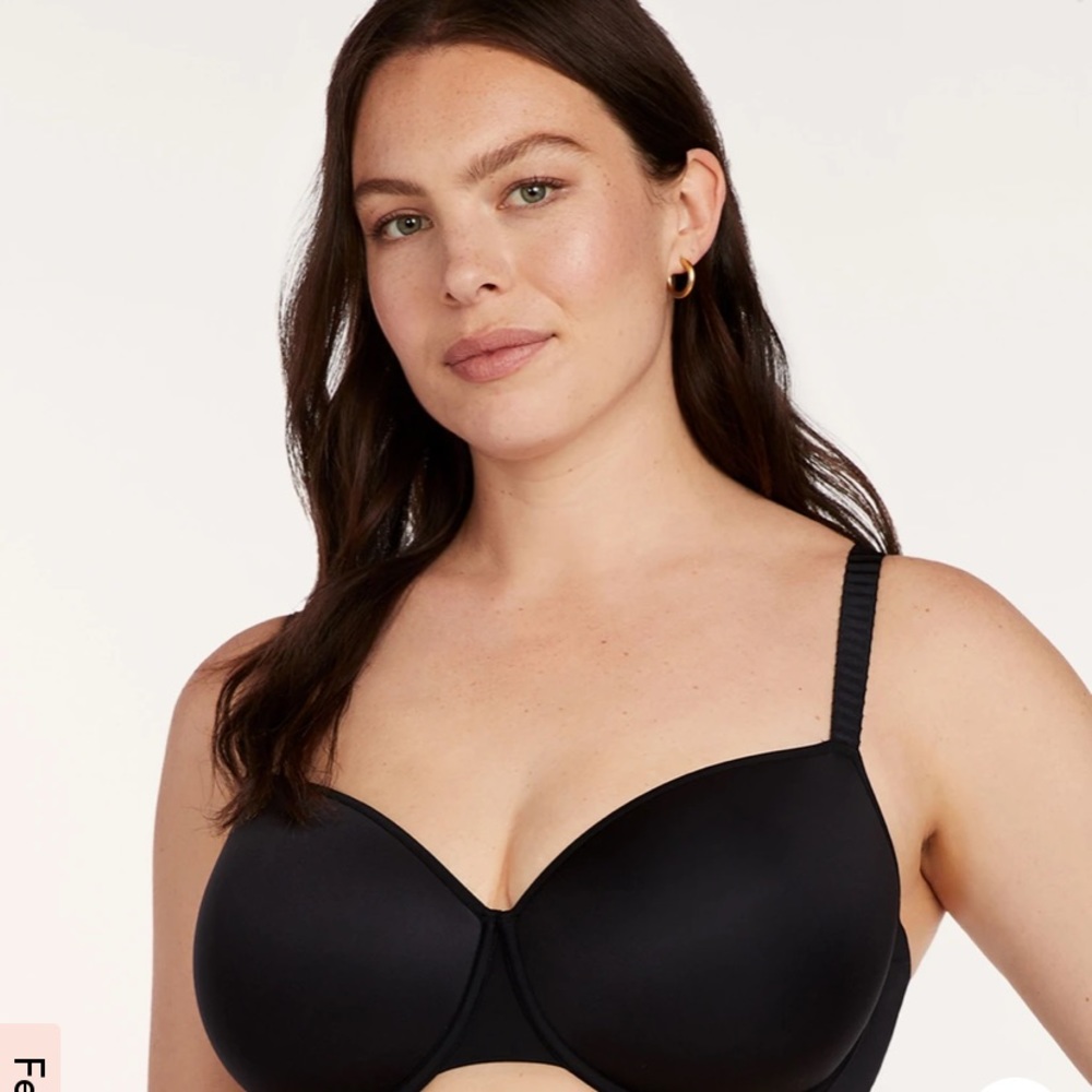 ThirdLove 24/7 Classic T-Shirt Bra black 42C